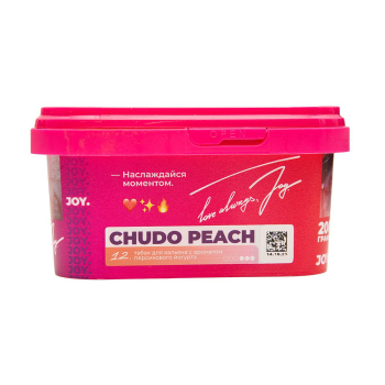 Joy с ароматом Персик Йогурт (Chudo Peach), 200 гр.