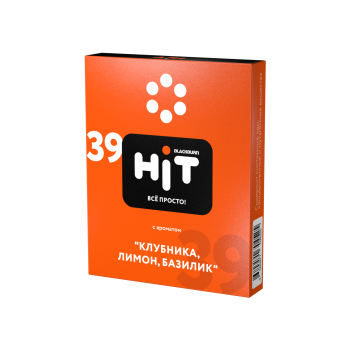 BlackBurn HiT 39 с ароматом Клубника, лимон, базилик, 30гр.