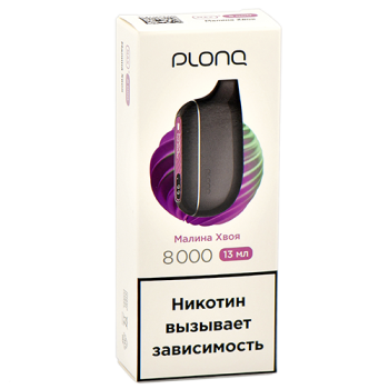 Эл. сиг. PLONQ MAX S 8000 Малина хвоя 2%