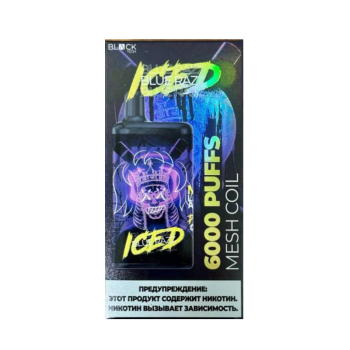Эл. сиг. POD ONKI MALASIAN 6000 Iced Blue Razz / Холодная ежевика 2 %