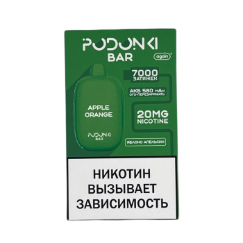 Эл. сиг. POD ONKI BAR 7000 Яблоко апельсин 1,6 %
