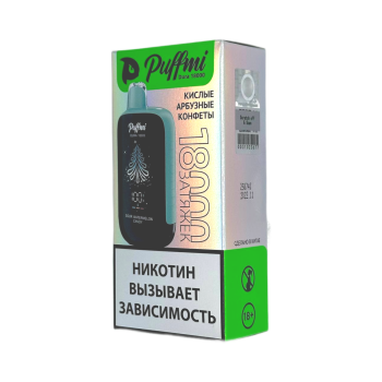 Эл. сиг. PUFFMI DURA 18000 Кислые арбузные конфеты /Sour Watermelon Candy 2 %