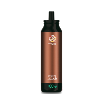 Эл. сиг. Q5 TITANIC 14000 Вишнёво-яблочный сок /Cherry apple juice-ice 2 %