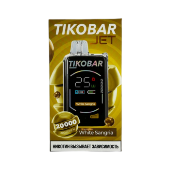 Эл. сиг. TIKOBAR JET 20000 Белая сангрия / White sangria 2%
