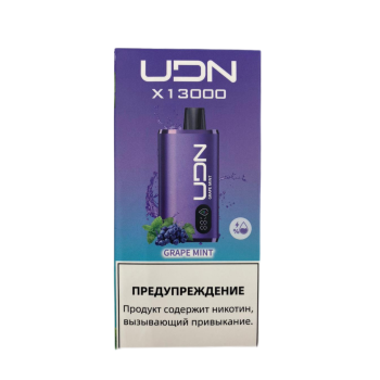 Эл. сиг. UDN X 13000 Grape Mint 2 %