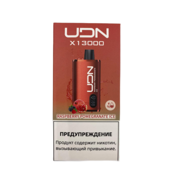 Эл. сиг. UDN X 13000 Raspberry Pomegranate Ice 2 %