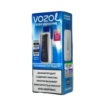Эл. сиг. VOZOL STAR PRO 26000 Голубика со льдом 2 %