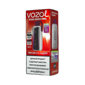 Эл. сиг. VOZOL STAR PRO 26000 Персик со льдом 2 %