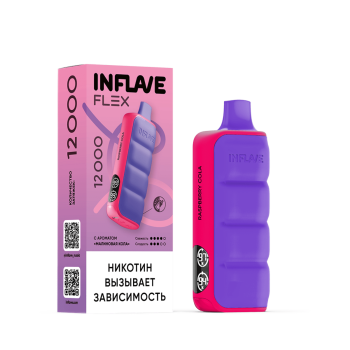 Эл. сиг. INFLAVE FLEX 12000 Малиновая кола 2%