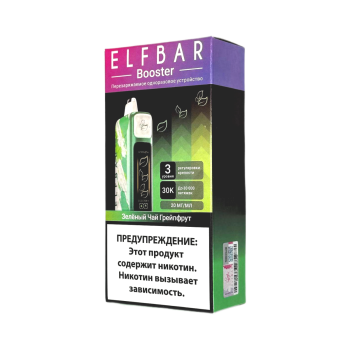 Эл. пароген. ELFBAR 30000 Зеленый чай грейпфрут (рег-ка крепости)