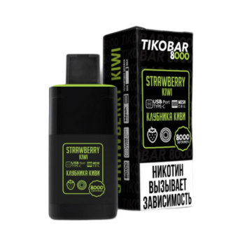 Эл. сиг. TIKOBAR 8000 Strawberry Kiwi (Клубника Киви) 2 %