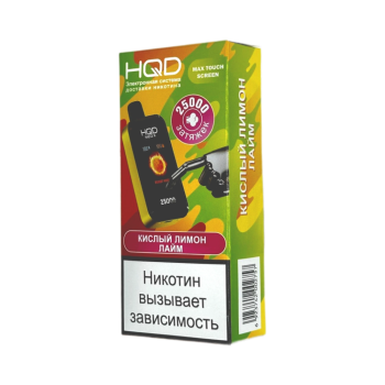 Эл. сиг. HQD NEO X РФ (25000) Кислый лимон лайм 4 мл