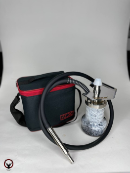 Кальян Pizduk PRO Black-bag (чёрно-белая колба)