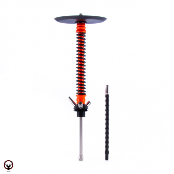 Кальян MAMAY CUSTOMS Coilovers чёрно-оранжевый ф (без колбы)