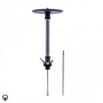 Кальян MAMAY CUSTOMS Coilovers чёрный-хром (без колбы)
