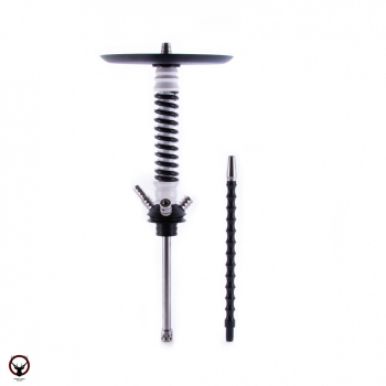 Кальян MAMAY CUSTOMS Coilovers MINI бело-чёрный (без колбы) гр. bus
