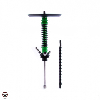 Кальян MAMAY CUSTOMS Coilovers MINI зелёно-чёрный (без колбы) гр. облака