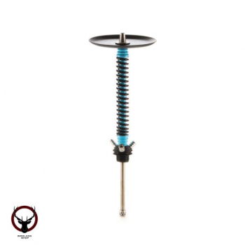 Кальян MAMAY CUSTOMS Coilovers голубой-черный (без колбы)