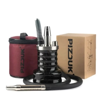 Кальян Pizduk Hookah (red-bag) чёрная колба