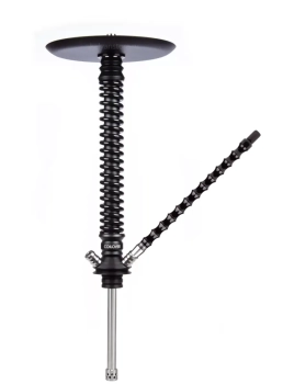 Кальян MAMAY CUSTOMS Coilover BIG BASE чёрный мат/черный глянец (без колбы)