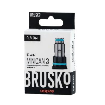 Испаритель BRUSKO MINICAN 3, AF Mesh Coil, 0,8 Oм (упак 2 шт)