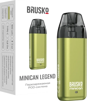POD-система BRUSKO Minican Legend Лаймовый неон