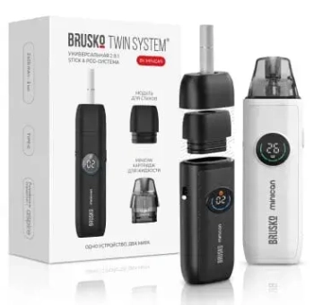 TWIN-система BRUSKO Minican Twin System черный