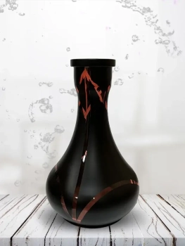 Колба Vessel Glass Капля полоски красные (2-173)