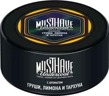 Табак Must Have - С Ароматом Груши, Лимона и Тархуна 125 гр.