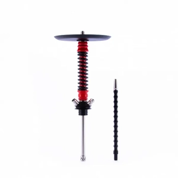 Кальян MAMAY CUSTOMS Coilovers MINI красно-чёрный (грав. акула) (без колбы)