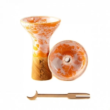 Чашка MOON Phunnel Marble orange
