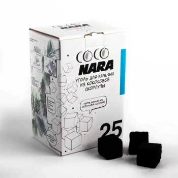 Уголь CoCo nara кокосовый 72 шт (25 мм)