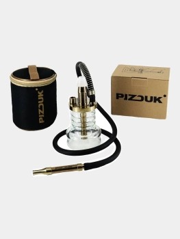 Кальян Pizduk Gold прозрачная колба