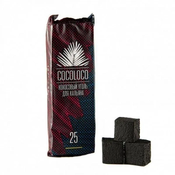 Уголь Cocoloco кокосовый 12 шт (25 мм)