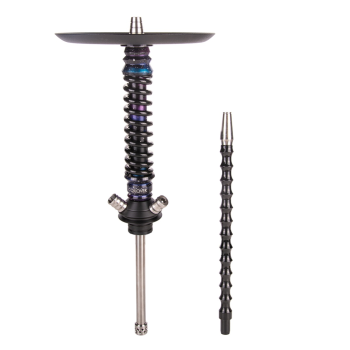 Кальян MAMAY CUSTOMS Coilover MINI SPECIAL ANOD dark space/чёрный (без колбы)